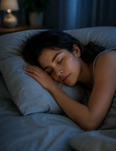 Woman sleeping peacefully